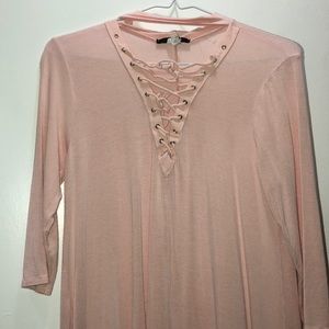 Blush forever 21 T-shirt dress